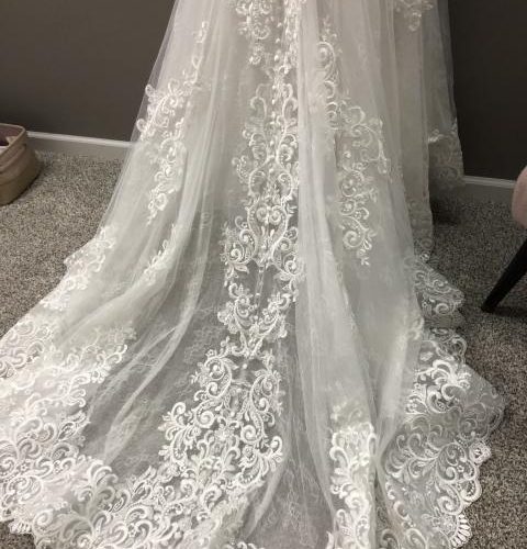 Allure Bridals Fit And Flare C526 SandIvory 2019 1563215